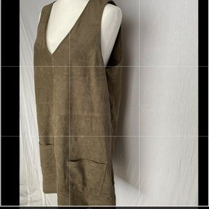 Abercrombie and Fitch Suede Jumper Dress